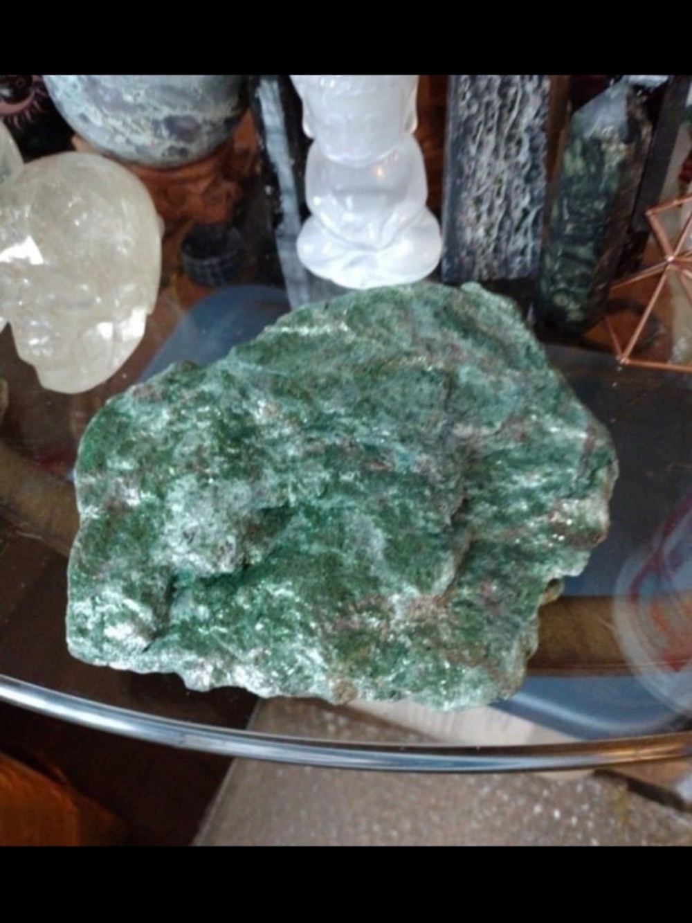 Fuchsite Crystal Specimen Slab